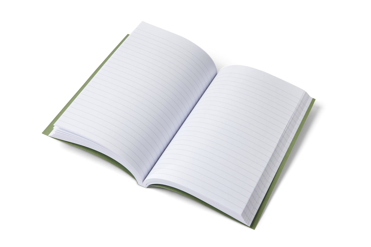 A5 Lined Notebook - Mid Green – LSW London